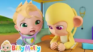 Health Check -Up Day | Animals All Around + More | Billy Molly - Learning Songs - Nursery Rhymes