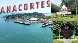 Anacortes, Washington - Shoreline and Waterways 4K Aerial Drone