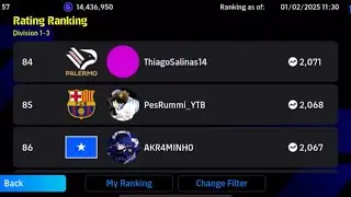 The Road to Top50 in Division🔥💀رحلة الوصول للتوب50#efootball2025#efootball
