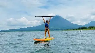 Paddle board en el lago de un volc&aacute;n!!! En Costa Rica, aventura garantizada