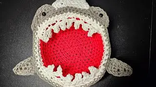 Shark Bowl Cozy Crochet Tutorial @wipandchain