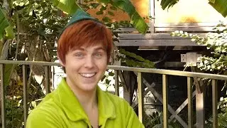 Peter Pan & Iridessa the Fairy at Pixie Hollow at Disneyland California