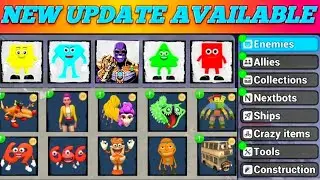 NextBots in playground! NEW OMNIDROID V.13 ROBOT FROM ROBLOX! New update New player