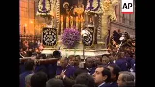 PERU: LIMA: ANNUAL PROCESSION OF THE 