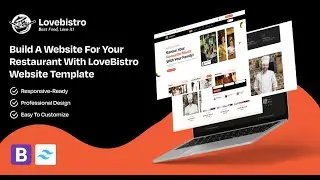 👉 LoveBistro &ndash; Restaurant Bootstrap & Tailwind CSS Website Template | 🍔 Restaurant site in Minutes!