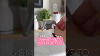 5 simple ways to maximize a small bathroom space that you need to know about!