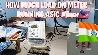 How to Calculate ASIC Miner Load on Your Electric Meter ⚡ Single & Three-Phase Power Guide in Hindi