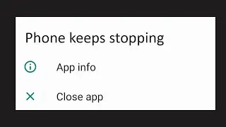 How to fix phone keeps stopping close app problem android 2025 | phone has stopped 2025