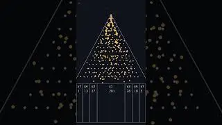 Gaussian ? pt.7 #ball #bounce #bouncingball #galton #ballgame #boad #shorts