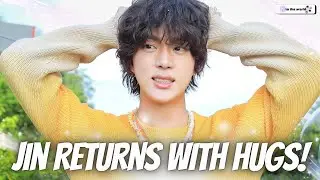 BTS' Jin Celebrates His Return With Fan 