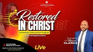 Restored in Christ Community Relief || Ev. Menard Clarke || Dec 15, 2025