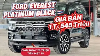 Ford Everest Platinum Black 2025 | Sẵn Xe Giao Ngay Tháng 8 | Giảm Ngay 20 Triệu Tiền Mặt Khi Mua Xe