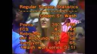 1975 Golden State Warriors at Washington Bullets, G1