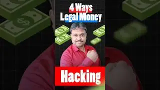 4 ways to make legal money with Hacking #short