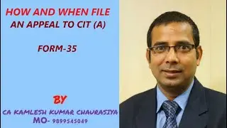 HOW TO FILE APPEAL IN INCOME TAX