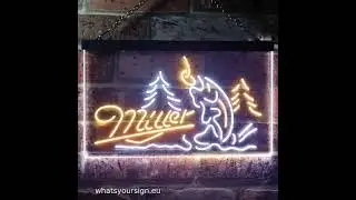 Miller Fish LED Neon Sign