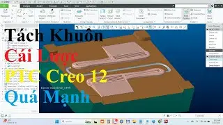 Instructions on How to Separate 2-Plate Molds on Creo 12 | Mold Design | Mold Cavity | PTC Creo 12.0