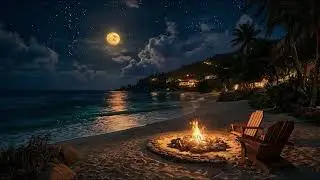 Ocean Serenity Piano – Soft Piano with Ocean Waves for Calm Night