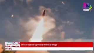 China tests three hypersonic missiles at one go