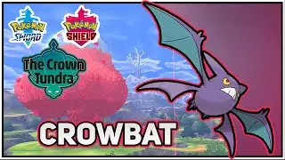 EASY CROWBAT SWORD & SHIELD!!!! Where to catch Crowbat in Crown Tundra