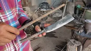 KNIFE MAKING / SPENDING ONLY 30 MINUTES TO MAKE A KNIFE