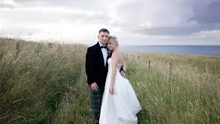 STYLISH CINEMATIC WEDDING FILM ON THE EAST COAST OF SCOTLAND // KINKELL BYRE WITH LUCY AND MAX