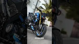 Yamaha mt 15 modified 💙🔥 blue colour Full body wrap 🌀💥 Akrapovic exhaust 💨 #ytshorts #shorts #viral