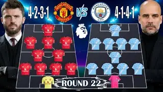 🚨 MAN UNITED VS MAN CITY ✅ HEAD TO HEAD PREDICTED LINE-UP 🔥 PREMIER LEAGUE 25/26