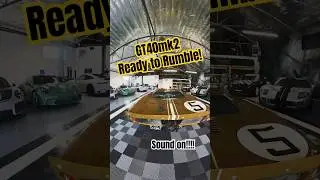 67' Gold Ford GT40 MK2b rolling out the RD Speed Garage - #gt40