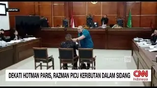 Dekati Hotman Paris, Razman Picu Keributan dalam Sidang
