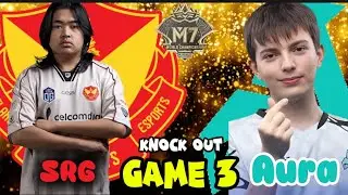 SELANGOR RED GIANTS vs AURORA GAMING GAME 3 M7 KNOCKOUT STAGE DAY 2 | SRG vs AUR