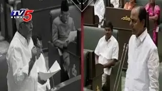 CM KCR Vs Jeevan Reddy Over Nayeem Case | Telangana Assembly | TV5 News