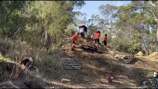 Dirt Jump Rebuild / Time Lapse + Test Ride