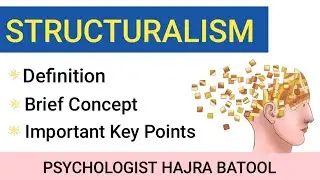 Structuralism in Psychology | Structuralism Definition in Urdu | Structuralism | Psychology in urdu