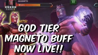 God Tier Magneto Buff Is NOW LIVE!!! - Red Magneto First Look - Marvel Contest of Champions