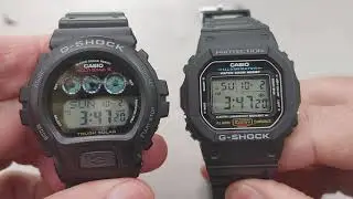 Casio 5600 e and Casio 6900 NASA certified watches wow