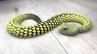 CUBO Bush Viper snake toy.