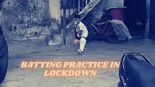 Lockdown cricket drills at home || Batting Practice at home in Lockdown|| #battingpractice