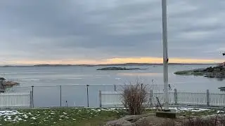 Eisschollen in Schweden