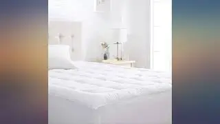 Amazon Basics Down-Alternative Mattress Topper Pad with Cotton Shell - Full review