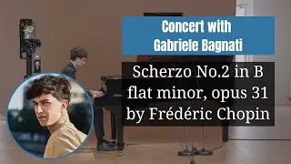@gabrielebagnati ' s concert for the Saline royale Academy on Scherzo No.2 by Chopin
