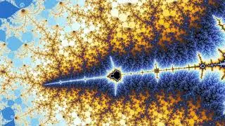 Ultra Fractal 6 - (Almost a) Mandelbrot Set Zoom (60FPS)