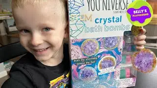 CRAZY CRYSTAL BATH BOMBS - Video for Kids