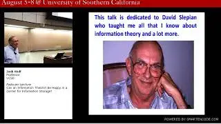ITSOC School of Information Theory 2010: Jack Wolf, Part 1