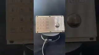 Computer Digital Industrial Keyboard With Trackball USB Interface