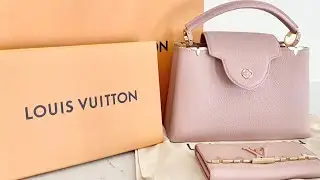 💖LOUIS VUITTON UNBOXING | Taurillon Capucines MM Magnolia💖