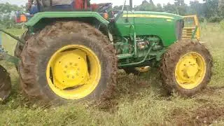 John deere 5310 with disc plough for testing and training purpose❤️#passion