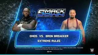 WWE 2K25: Omos vs. Breakker - Extreme Rules Dream Battle!