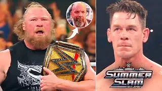 PORQUE BROCK LESNAR REGRESO EN SUMMERSLAM 2025 | BROCK LESNAR POR EL CAMPEONATO DE WWE EN 2025