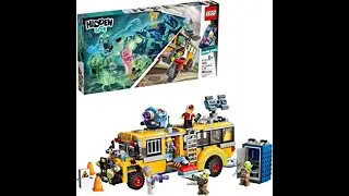 Lego Review: Hidden Side Paranormal Intercept Bus Set 70423 [Showing the Hidden Side App in Play!]